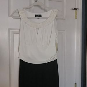 Black and Ivory Dress